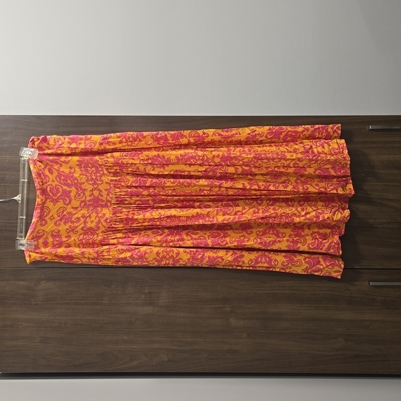 Abel the Label-Anthropologie-Maya Floral Paisley Patterned Maxi Skirt-Size Large - Picture 1 of 13